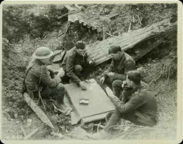 знаете ли че през първата световна война войниците са разпространявали хазарт