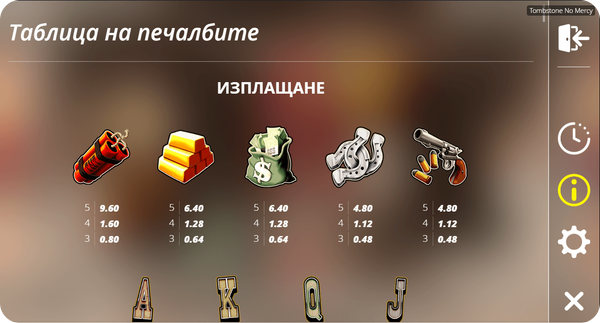 Tombstone No Mercy слот игра правила и информация