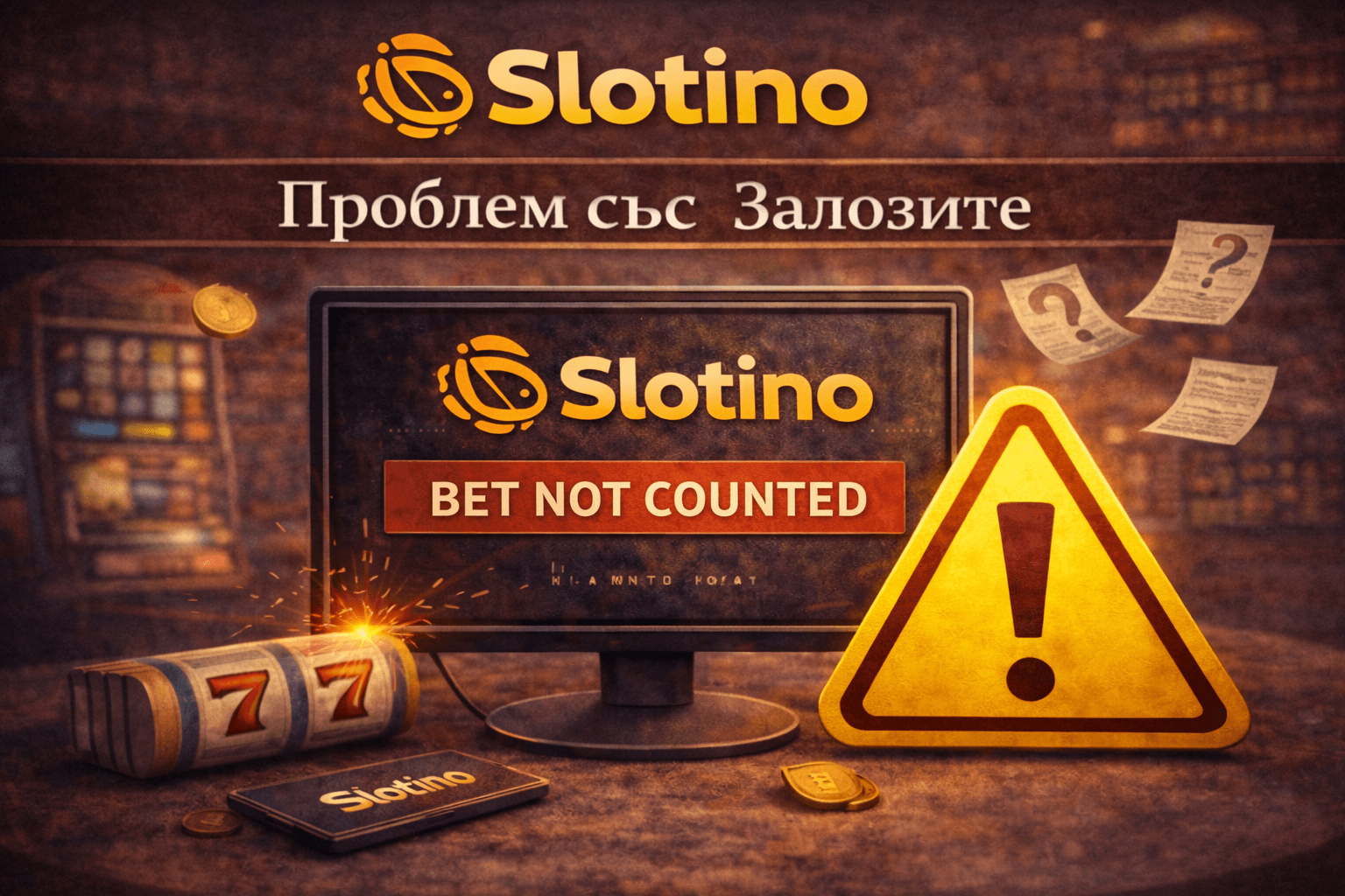 Slotino проблем със залозите