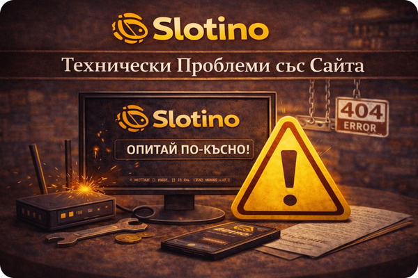проблем със сайта на казино slotino