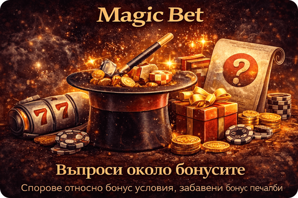 Magic Bet Проблеми с Бонусите