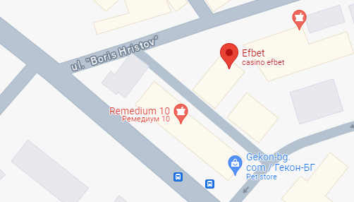 efbet локална зала софия гео милев локация