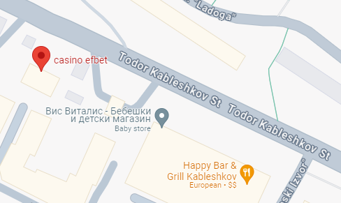 efbet наземно казино борово софия адрес
