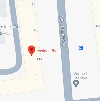 казино игрална зала ефбет русе