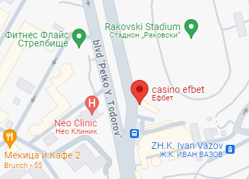 локално казино efbet софия иван вазов адрес