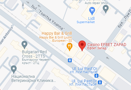 наземно казино ефбет софия запад локация
