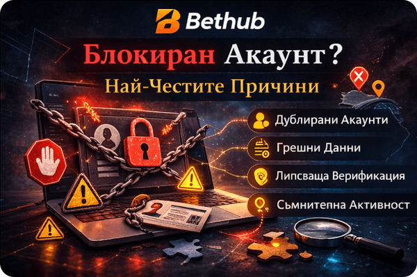 Bethub казино блокиран акаунт