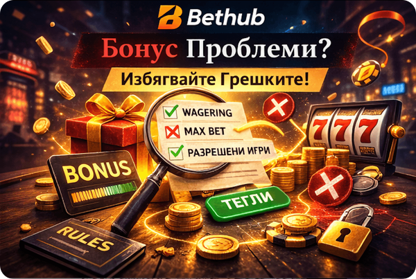 Bethub казино проблеми с бонусите