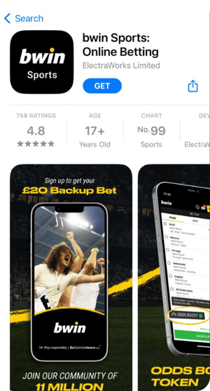 мобилно приложение bwin online casino в app store за ios