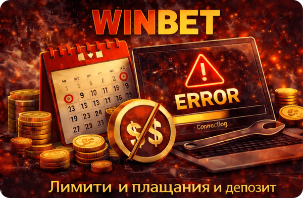 winbet правила за лимити и депозит