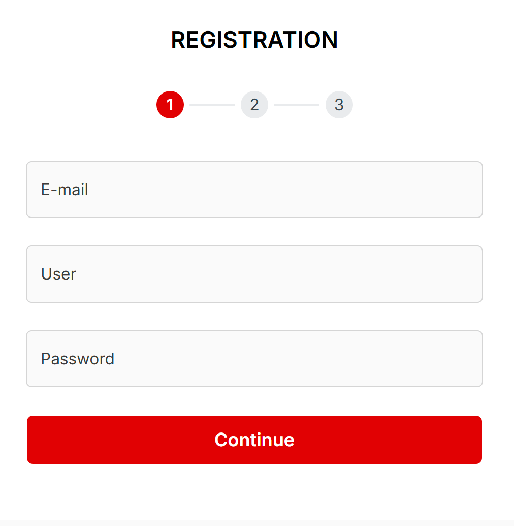 първа стъпка при регистрация в online casino superbet