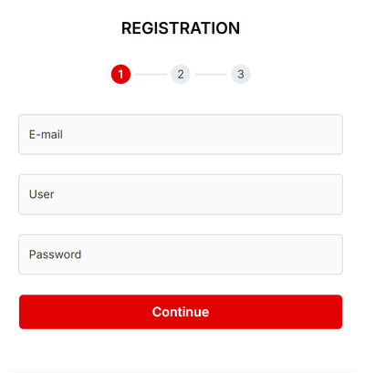 първа стъпка при регистрация в online casino superbet