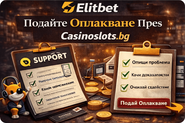 Изпращане на оплакване през сasinoslots