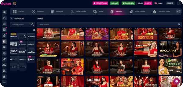 vbet казино бакара на живо