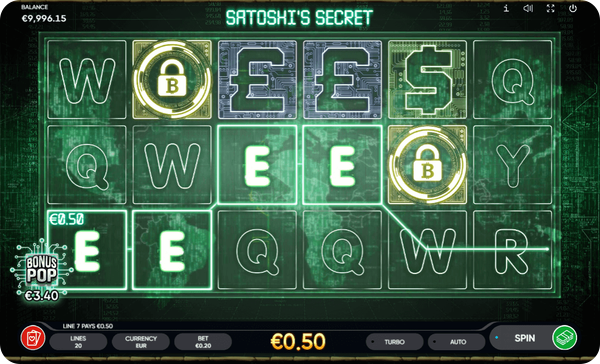 endorphina casino game satoshi's secret