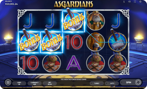 endorphina software казино игра asgardians