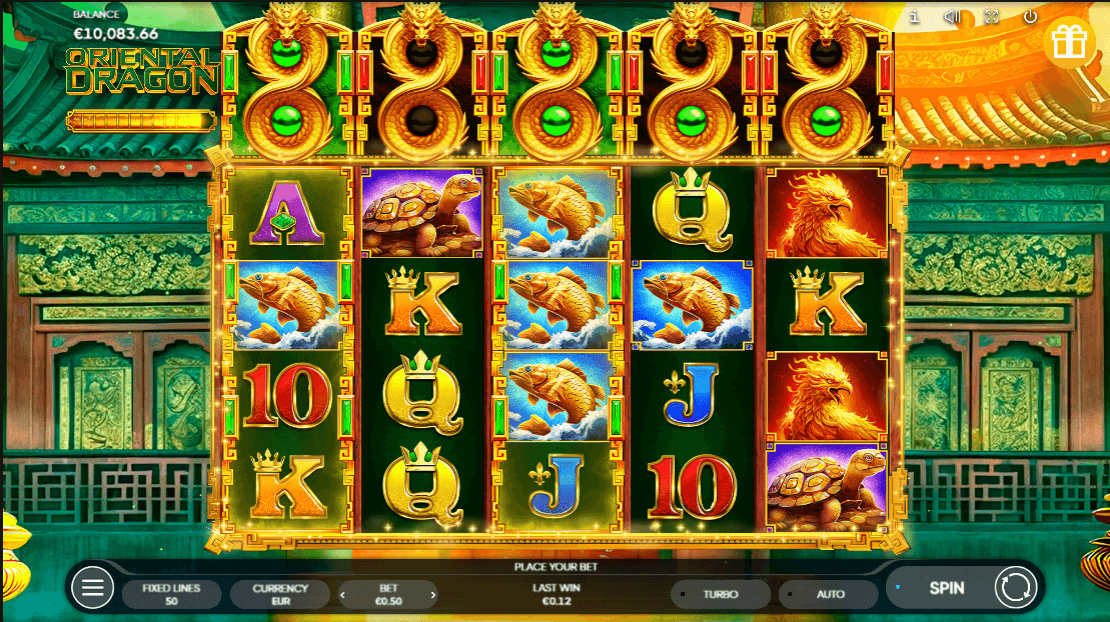 oriental dragon endorphina casino game