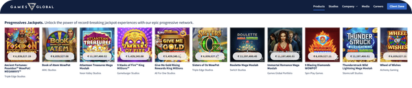 games global джакпоти