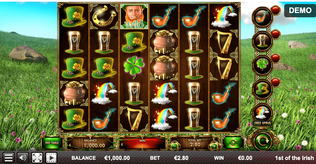 red rake gaming слот игра 1st of the irish