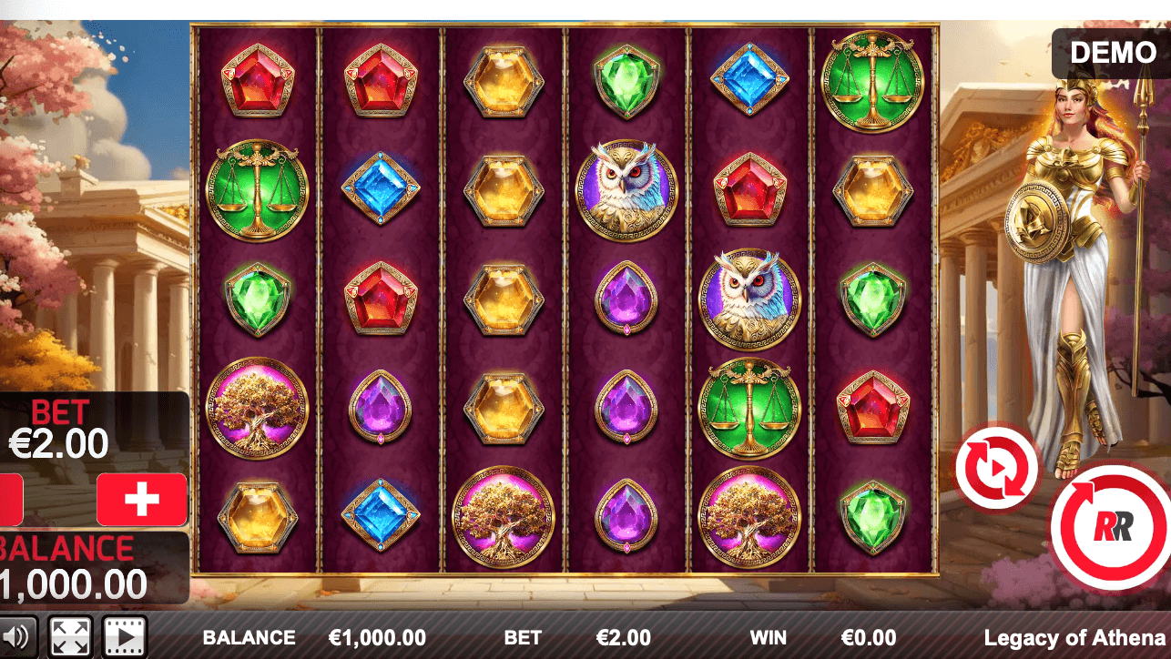 red rake слот legacy of athena