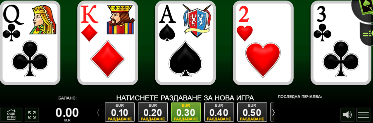 joker poker онлайн видео покер игра