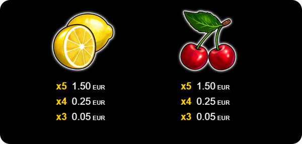 40 Shining Crown Bell Link символи лимони череши