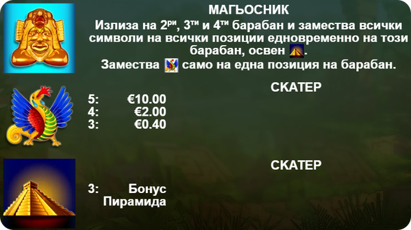 скатер символи на mega jack slots