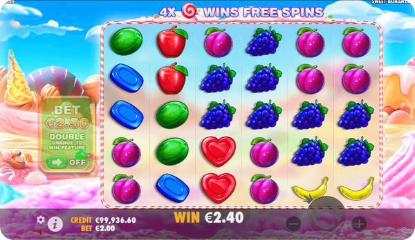 cluster pays слот sweet bonanza