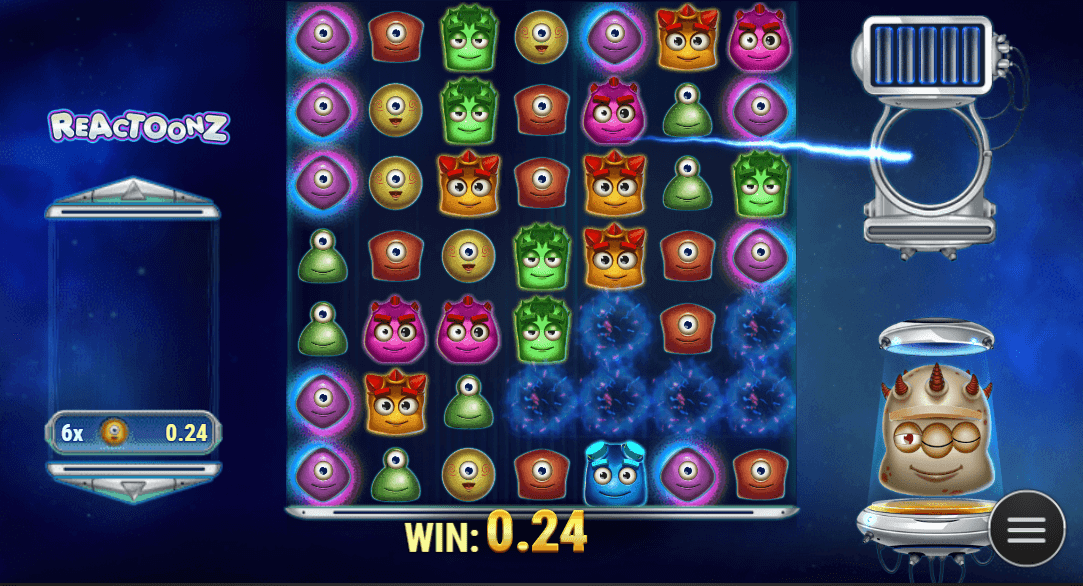 клъстърна игра reactoonz