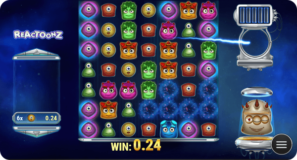 клъстърна игра reactoonz
