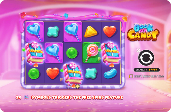 нова казино игра book of candy