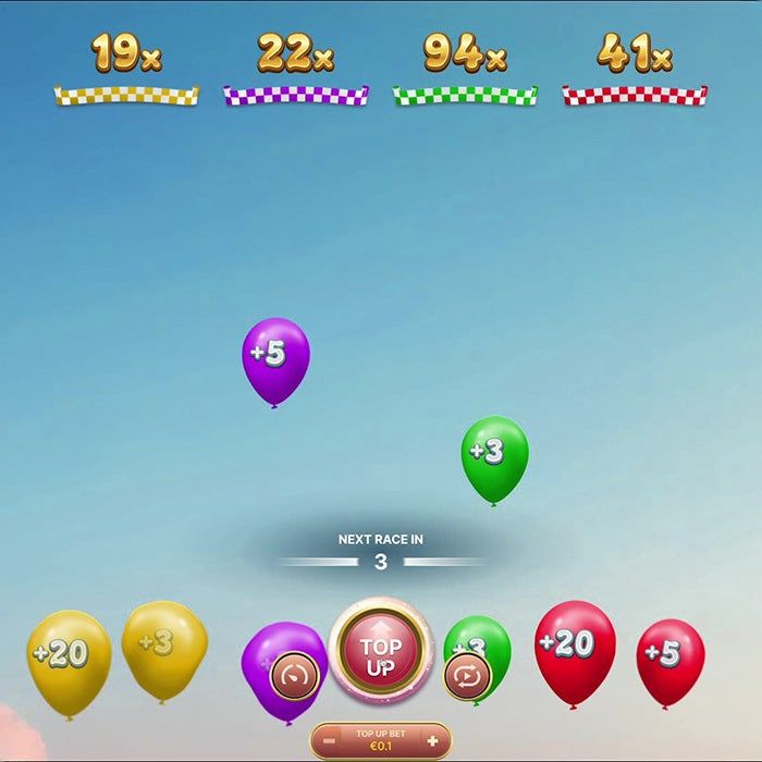 трета стъпка за игра на balloon race казино шоу игра