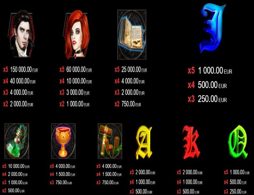 vampire night слот игра печеливши символи