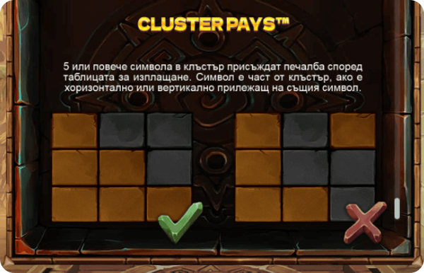 lost relics 2 слот печеливши линии cluster pays