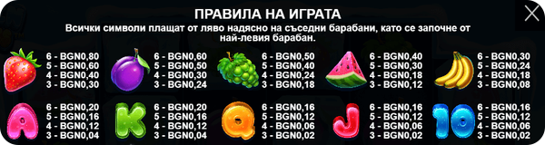 онлайн слот игра frozen tropics печеливши символи ягода сливи грозде диня банан a k q j 10