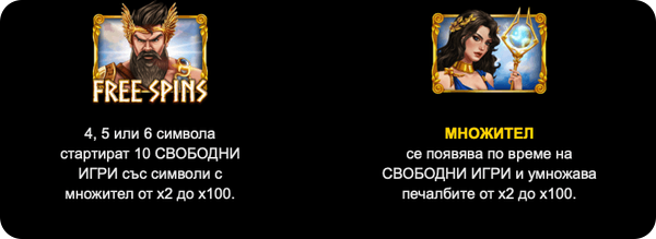специални символи slot игра hermes fortunes free spins и множител