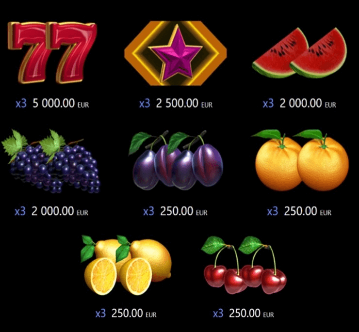 great 27 печеливши символи