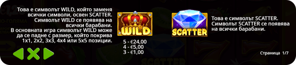 juicy fruits специални символи wild и скатер