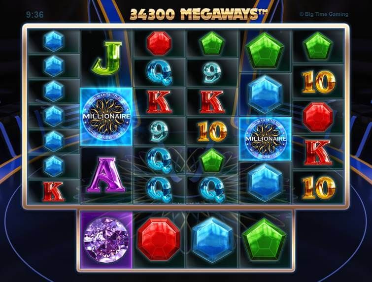 millionaire печеливши символи с различен размер