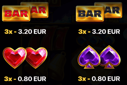 royal fortunator hold and win печеливши символи барове и сърца