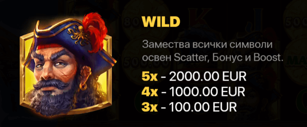pirate chest hold and winс специален символ wild