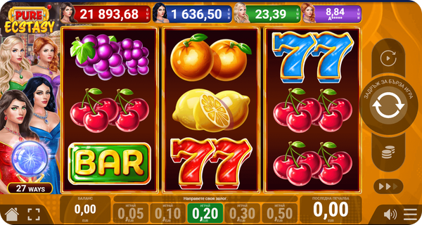 pure ecstasy слот тестова сесия на casinoslots