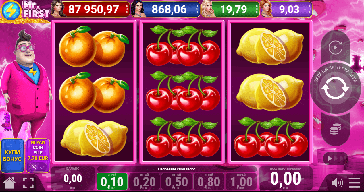 mr first слот тестова сесия на casinoslots