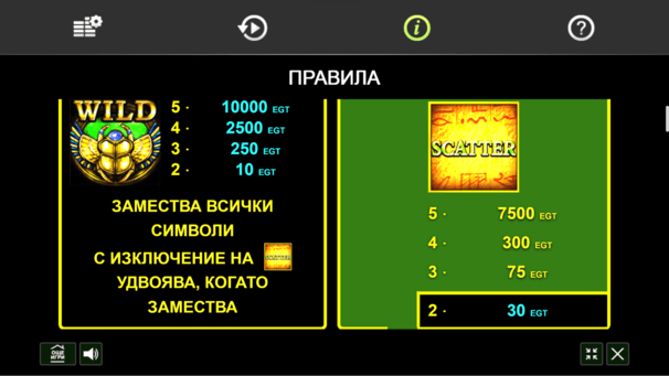 Казино Игри Ротативки Rise of Ra Специални Символи