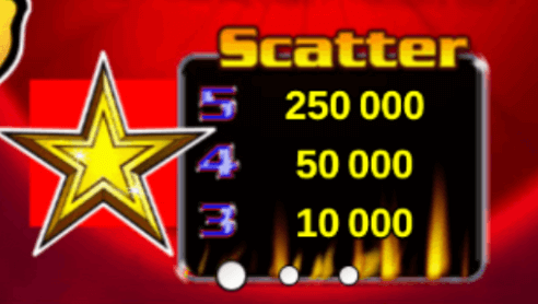 sizzling hot deluxe слот специален символ scatter