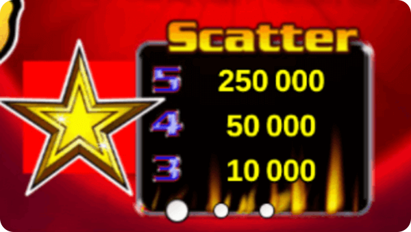 sizzling hot deluxe слот специален символ scatter