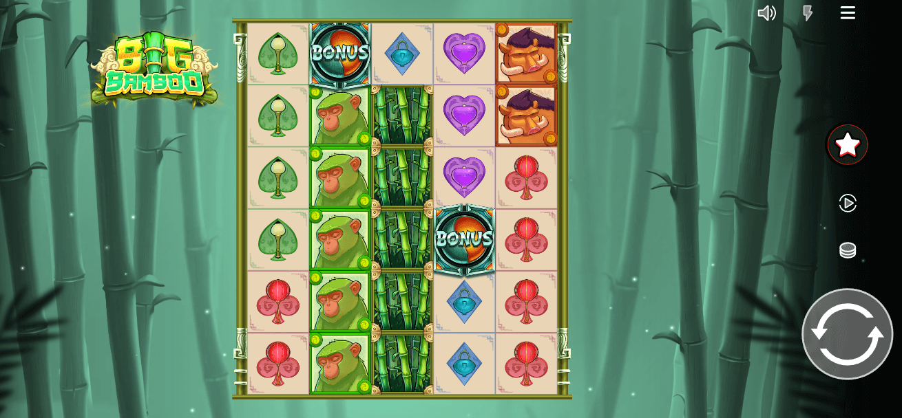 дизайн на big bamboo slot
