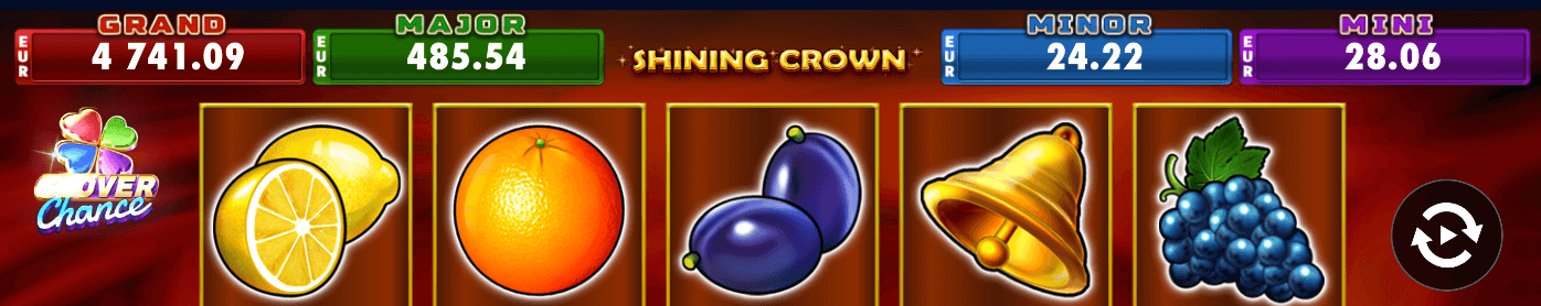 Shining Crown Clover Chance джакпот нива