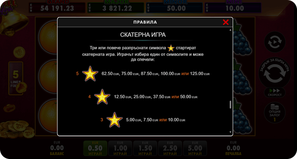 5 Dazzling Hot Bell Link специални символи