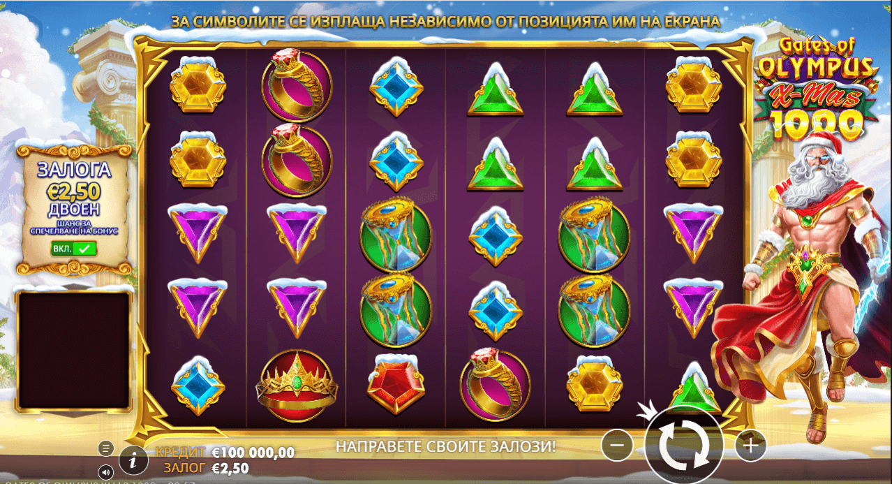 Gates of Olympus Xmas 1000 слот